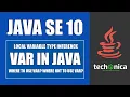 Java 10 Features Var in Java Introduction - Var Usage