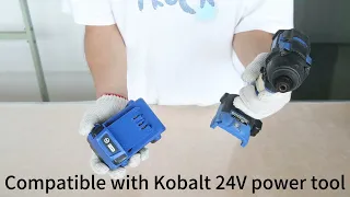 Replacement for Kobalt 24V battery