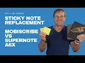 Sticky Note Replacement Mobiscribe vs Supernote A6X