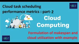 Cloud task scheduling performance metrics Part-2 Cloud computing