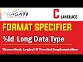 C Programming - Format Specifier Long Integer Data Type