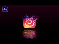 Particle Logo Animation Tutorial in After Effects Trapcode Particular Plugin 3D Reflection