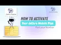 How to Activate your Jethro Mobile Plan Port your Number