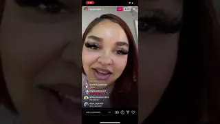 Keyaxamber twerk on ig live