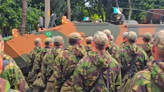 Sambódromo do Anhembi, prontos para participar da celebração dos 204 anos da Independência do Brasil