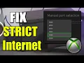 How to Change NAT to OPEN Fix Strict Internet on Xbox Series X S Best Method
