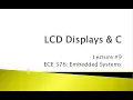 ECE 376 09 LCD Displays