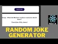 Random Joke Generator In React HTTP GET In React Js React Tutorials Full Stack Tutorials