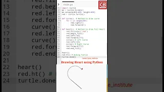 Heart Shape Pattern Drawing Heart using Python Heart using Python