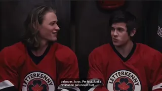 the best of letterkenny shoresy and hockey players