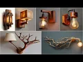 120 Wooden Wall Mounted Lighting Ideas Rustic Modern DIY Wall Lamp Designs