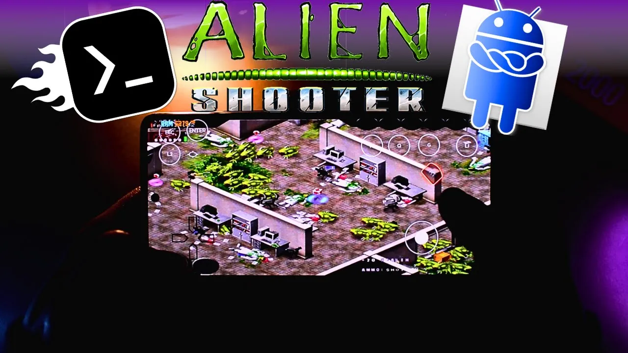 Mobox PC Emulator Android - Alien Shooter Mali GPU Gameplay (Mediatek/Exynos)