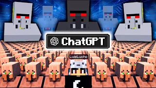 Instalé ChatGPT en Minecraft… y se quedó con la aldea