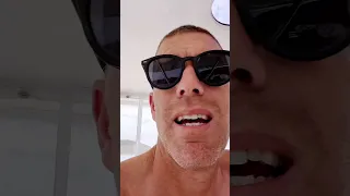 Yes, his new nickname is ‘Hoppy’ 😂 #sailingfamily #broken #boatlife