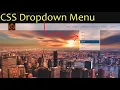 How to Create a CSS3 Dropdown Menu