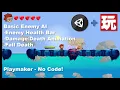 2D Platformer Unity Playmaker - Enemy Health Bar