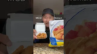 McDonald’s vs Walmart Nuggets🍗