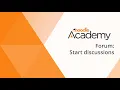 Forum Start discussions