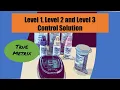 Level 1 Level 2 and Level 3 Control Solution For True Metrix Glucose Meter