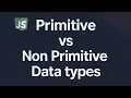 Lecture 04 Primitive vs Non-Primitive Data Types in JavaScript in CodeWithKing