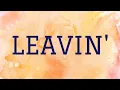 Download Lagu Jesse McCartney - Leavin’ | Lyrics Video