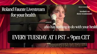 Weekly Livestream March 17th - Tuesdays at 1PM PDT 9pm CET