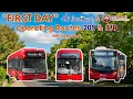 FIRST DAY First Bus London operating 209 Transport UK London Bus operating 378 485 re-routing