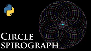 Circle Spirograph in Python using turtle
