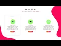 Responsive Our Services Section Design using Html CSS with Cool Hover Effects Html CSS Tutorial
