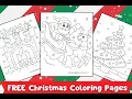 FREE Christmas Coloring Pages for Kids