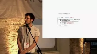 Ryan Dahl Original Node js presentation