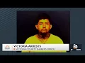 Two Victoria men were arrested Sunday and now face multiple felony charges in connection with a