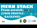 User profile backend - mongodb express react node js