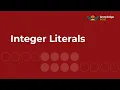 Integer Literal ICSE Computer Applications Java BlueJ