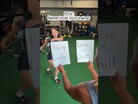When your trainer lets you pick the workout