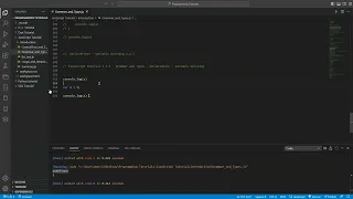 Javascript tutorial 1 1 5 - Grammar and Types