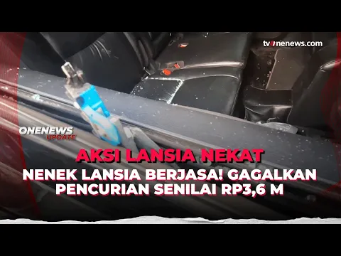 Viral! Aksi Jukir Nenek-nenek Gagalkan Pencurian Uang Senilai Rp3,6 M