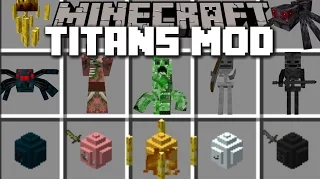 Download Minecraft MOB TITANS MOD / MAKE ANY MOB GIANT AND FIGHT THE TITANS!! Minecraft MP3