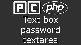 PHP beginners tutorial 44 - text boxes passwords and textareas
