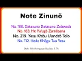 Note Zinuno No. 188, 163, 219, 112 || Minggu, 22 Oktober 2023 || Molo'o Perikopen Gereja ONKP