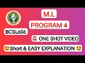 VTU ML Lab Program 4 BCSL606 Find-S Algorithm Explained Concept Learning in Machine Learning