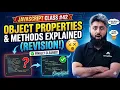 Object properties methods explained Revision Javascript Class
