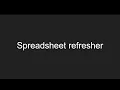 Google Sheets - Basic functions formulas