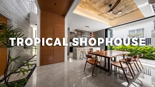 Why This Architect Designed His Shophouse Inspired Home | Modern Tropical Design | Architecture