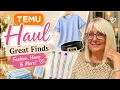 Temu haul Great finds fashion home more