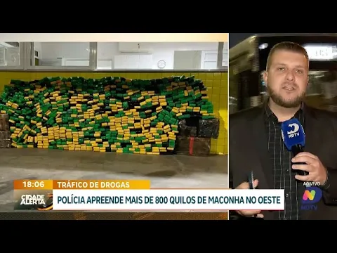 Polícia apreende mais de 800 quilos de maconha no oeste catarinense
