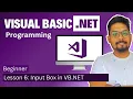 How to use InputBox in VB Net Visual Basic Tutorial - Input Box