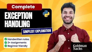 Complete Error Handling in just 2 hours Exception Handling In Python