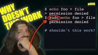 Why sudo echo still gets Permission Denied - sudo echo in Bash