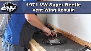 JBugs 1971 VW Super Beetle Vent Wing Rebuild  JBugs 1971 VW Super Beetle Vent Wing Rebuild